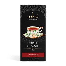 Eshai Irish Classic Tea (Tae) - Black Tea Blend - 100g Box Loose Leaf Tea