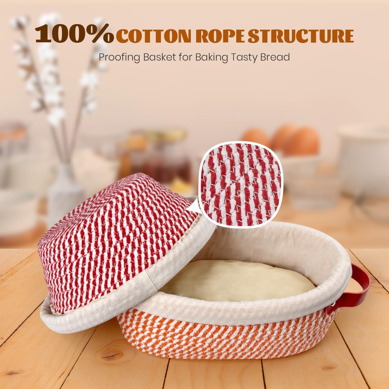 Sourdough Starter Kit, Banneton Bread Proofing Basket, Sourdough Bread Baking
