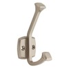 Liberty 4-3/8 in. Satin Nickel Beveled Square Hook