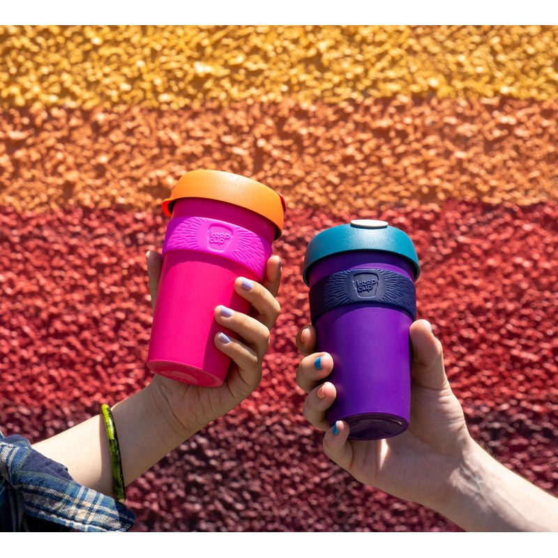 KeepCup Original, Lightweight Reusable Coffee Cup with Splashproof Sipper Lid