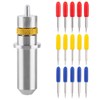 Haosie Vinyl Cutter Blades,15pcs (30/45/60 Degree) Cutting Knife Tungsten Steel