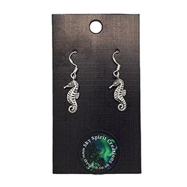 Seahorse Earrings Sterling Silver 925 Hooks, for Girls, Women and Beach Parties