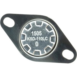 WB20X10060 Microwave Thermostat Disc 110℃ Switch Compatible with GE Replacements 2695749 AP5589582 PS3507639 EAP3507639