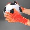 2pcs Soccer Gloves Nylon Polyurethane Fiber Latex Breathable Strong Grip