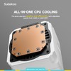 Sudokoo NEXAURA 240 White Liquid CPU Cooler: 240mm AIO CPU