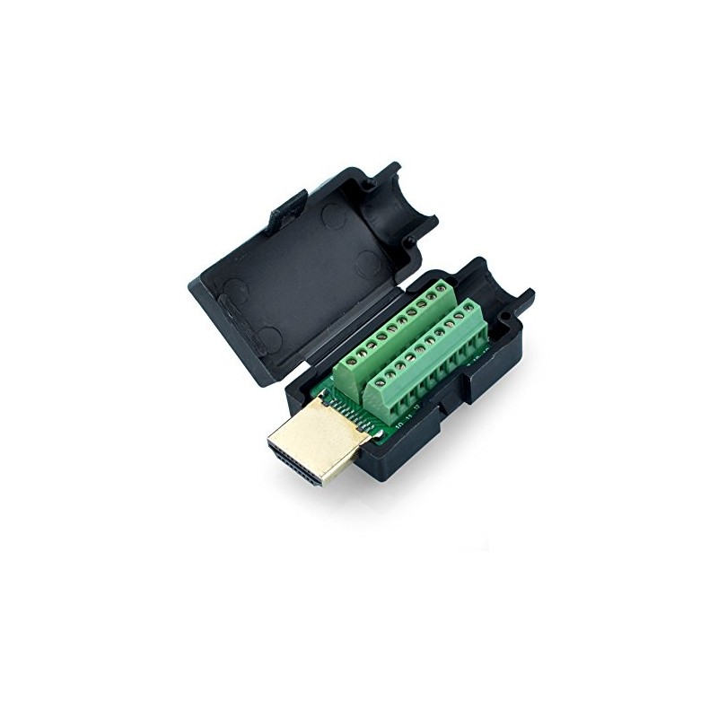 SIENOC HDMI 19P Plug to Terminal Block Breakout Male DIY