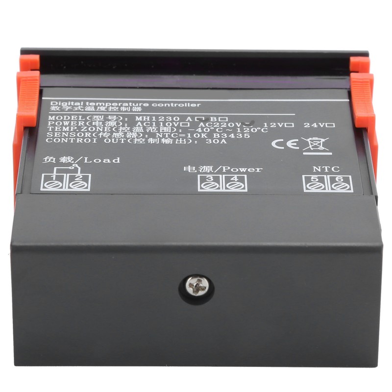 Electronic Digital Display Thermostat Double Output Temperature Controller for Floor