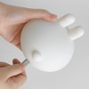 Cute Rabbit Night Light Silicone Bunny Tabletop Lamp 2700K Warm