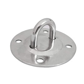 Tayga Soporte Pared Sencillo para Cuerdas de suspensión/Ligas con tornillería