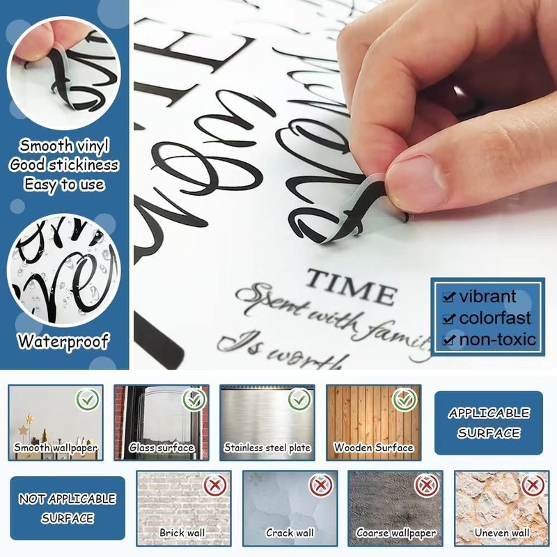Office Wall Decals Classroom Inspirational Wall Decor Motivational Quotes Stickers