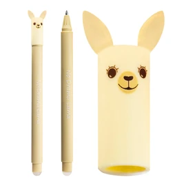 EBERHARD FABER 599019 Rollerball Pen Erasable 3 Animal Erase It Lama Koala Mouse Gel Pen Blue 0.7 mm