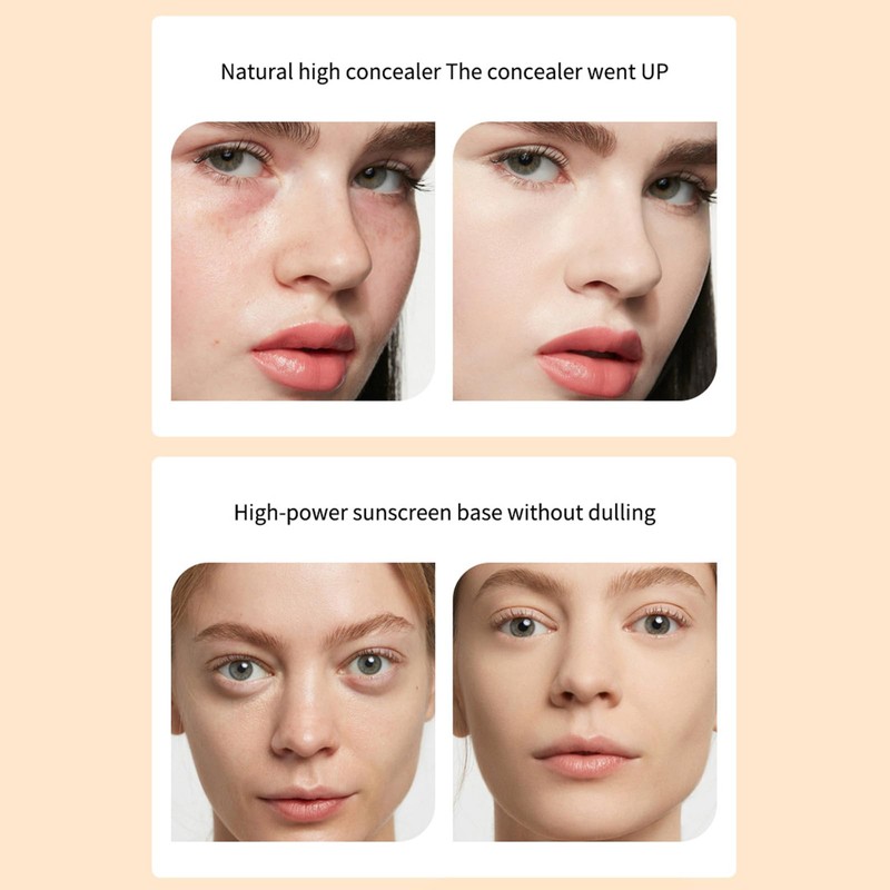 2PC Whitening CC Liquid Foundation, Body Coverage Perfector, for Colour
