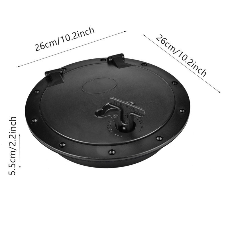 8 Inch Hatch Cover Pull out Deck Plate Waterproof Bag
