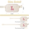 Uygafly Belt Bag with Initials,Fanny Packs Crossbody Bags for Women
