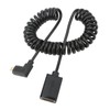 1.8m Coiled Cable Micro HD Multimedia Interface to Female HD
