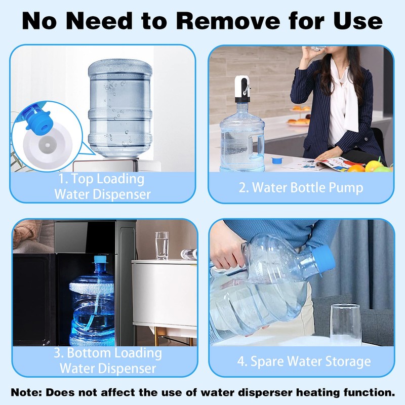 U-Goforst [6 PCS] 3 & 5 Gallon Water Jug Cap