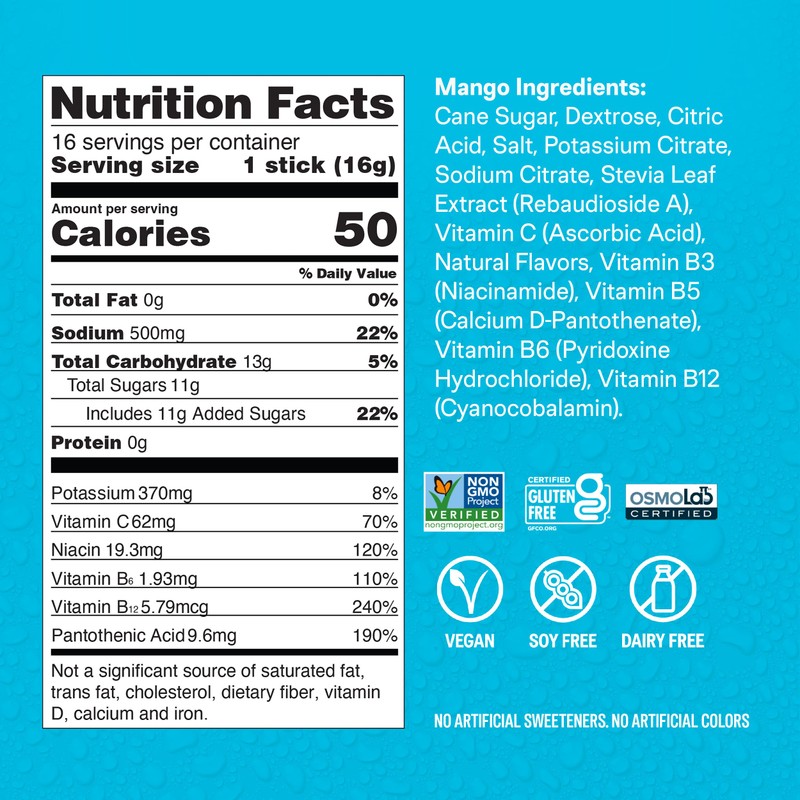 Liquid I.V.® Hydration Multiplier - Mango | Electrolyte Powder Drink