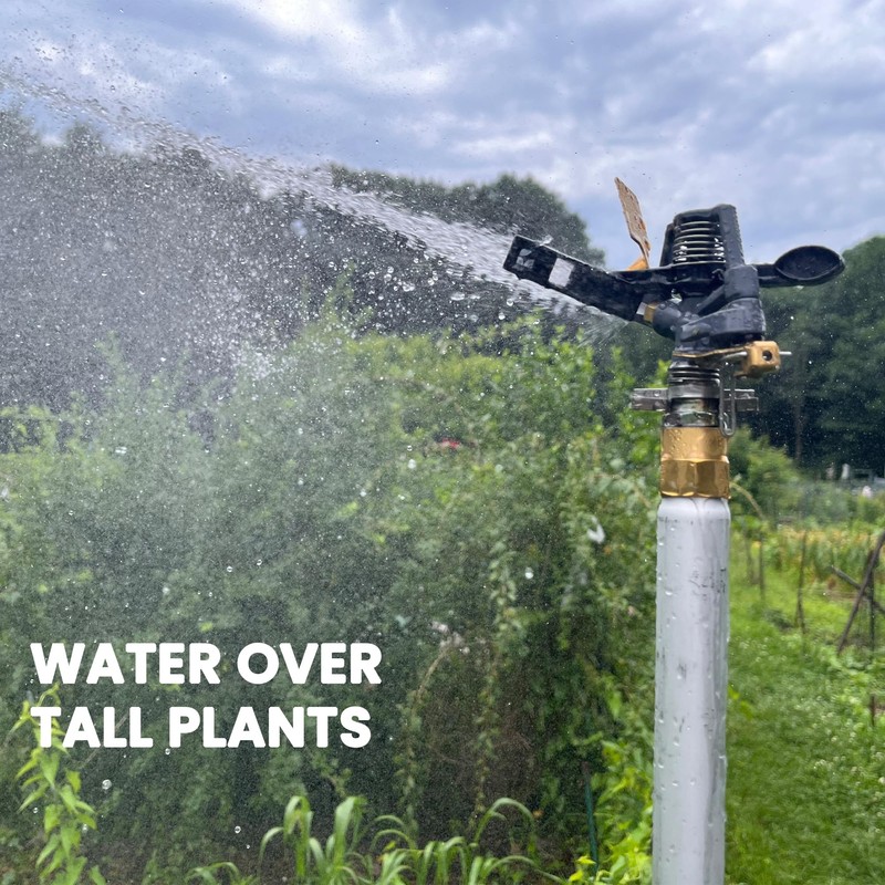 Impact Water Sprinkler 300005 on Tripod Stand, Telescopic with Long