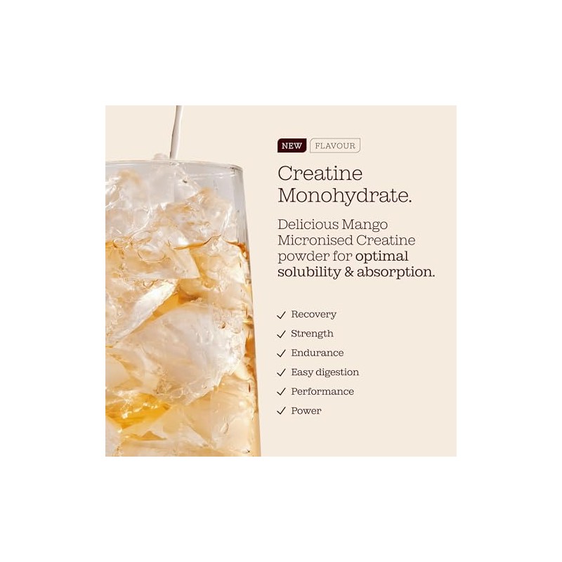 Creatine Monohydrate Powder | 100% Pure Micronised Creatine Monohydrate |
