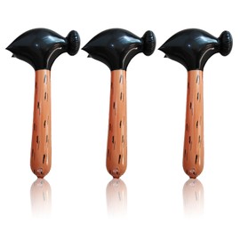 FUIPVGI 3 Pcs Inflatable Hammer, Inflatable Claw Hammer, Blow Up Inflated Hammer Fancy Dress Party Accessories, Blow Up Inflated Pool Bath Seaside Crazy Fun Toy Party Game for Adult Children (Brown)