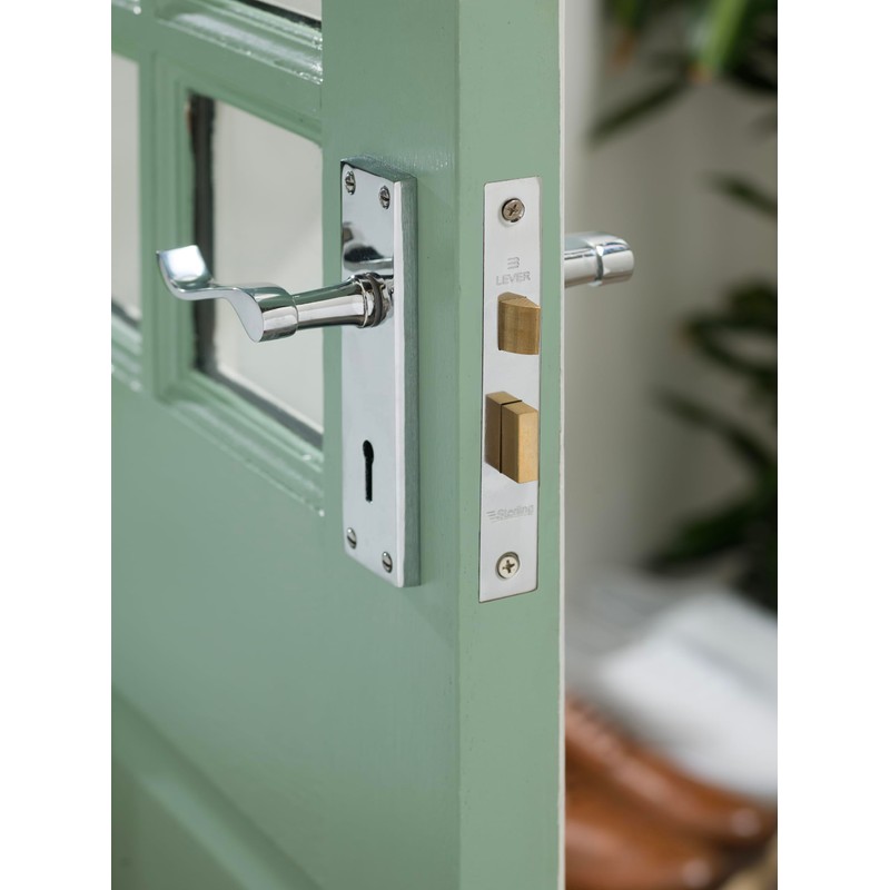 Sterling MLS330N 3-inch/76mm 3-Lever Sashlock - Nickel