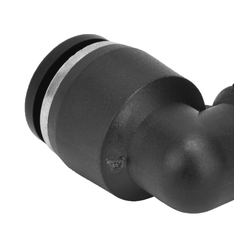 10Pcs Pneumatic Connectors L Shape Right Angle External Thread Quick