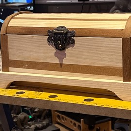 dophee 5Pcs Vintage Box Latch Hasp Pad Chest Lock Plate for Furniture Wooden Box Jewelry Case Cabinet with Mounting Screws - 48x37mm/1.89"x1.46"