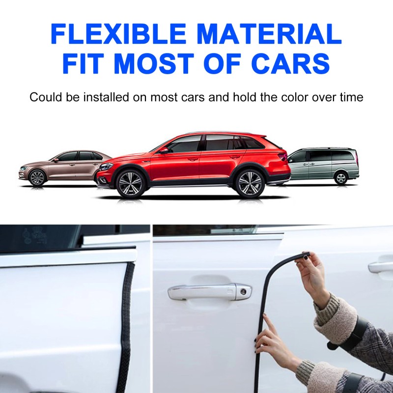 DONWELL Honda Car Door Protector – Anti-Scratch Rubber Molding Seal