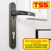 TSS UPVC Door Handle Set in Anthracite Grey, 92mm PZ