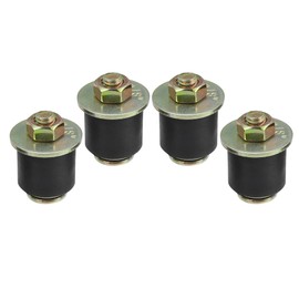 X AUTOHAUX 4pcs Automotive Rubber Freeze Plug Rubber Expansion Plug Fit Hole Size 7/8" to 1" 22mm-25mm