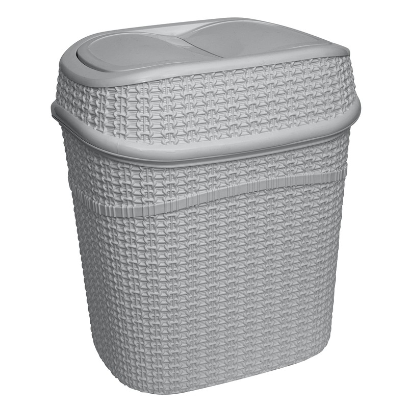 Bath Bliss 2 Pack Sailor Knot Swing Top Waste Bin