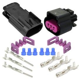 Aptiv 3-Pin GT 150 Series Sealed Connector Set with 18 20 GA,up to 15 Amps