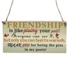 Second Ave Funny Joke Friendship Wooden Hanging Rectangle Home Friend
