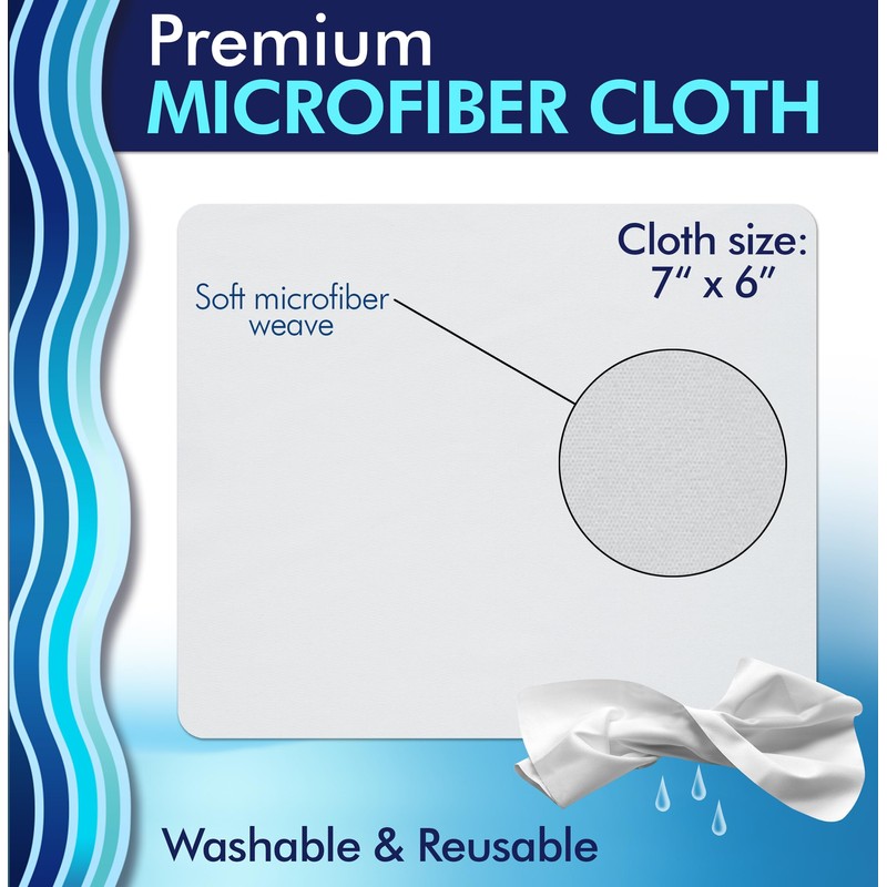 Clear View Lens Cleaner Kit | 2 x 8oz Bottles,