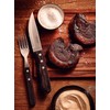 Tramontina Jumbo Steakbesteck, Set 4-teilig, mit 2 Steakmessern und 2