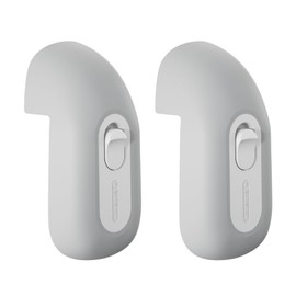 EUDEMON Child Proof Door Finger Pinch Guard, Baby Revolving Door Stopper, Door Latch Door Guard, Easy to Install (2 Pack,Grey)