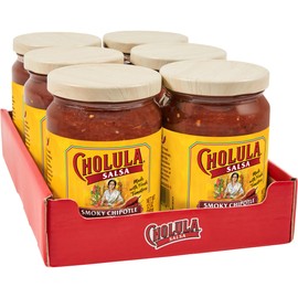 Cholula Smoky Chipotle Salsa, 12 oz (Pack of 6)