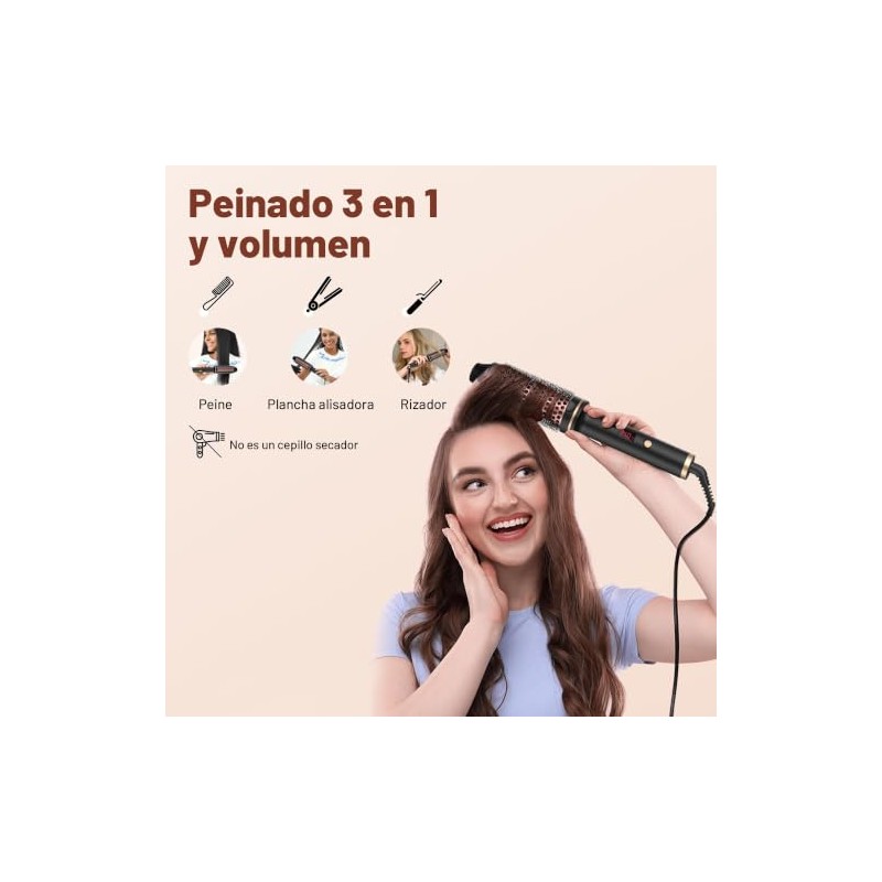 Cepillo Termico para Cabello, Cepillo para Cabello Electrico de 38