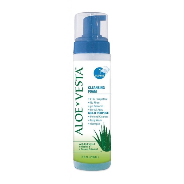 ConvaTec Aloe Vesta Cleansing Foam 8 oz (Pack of 4)
