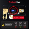 2025 New Top Post Battery Disconnect Switch with Voltmeter, 5-60V