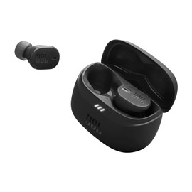 JBL Tune Buds 2 - True Wireless Noise Cancelling Earbuds Spatial Sound and Smart Ambient Technology, 6 mics for Perfect Calls, up to 48Hrs of Playback, IP54 Dust & Water Resistant (Black) (Renewed)