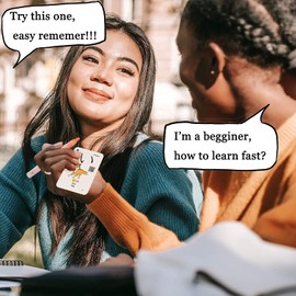 Hiragana and Katakana Alphabet Japanese Flash Cards for Beginners - 104 Katakana & 104 Hiragana Flash Cards with Ring - Easy to Remember and Learning Fast for Kids