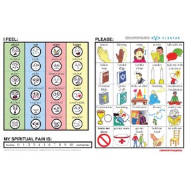 Vidatak EZ Spiritual Care Patient Communication Board