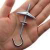 Guifeng 6PCS Metal Hooks 90mm Ceiling Plane Expansion Screws Spring