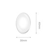Oval Cabochon 30x40 mm for Jewelry Making 50 PCS Glass