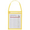 C-Line Hanging Strap Shop Ticket Holder , Yellow , 12"