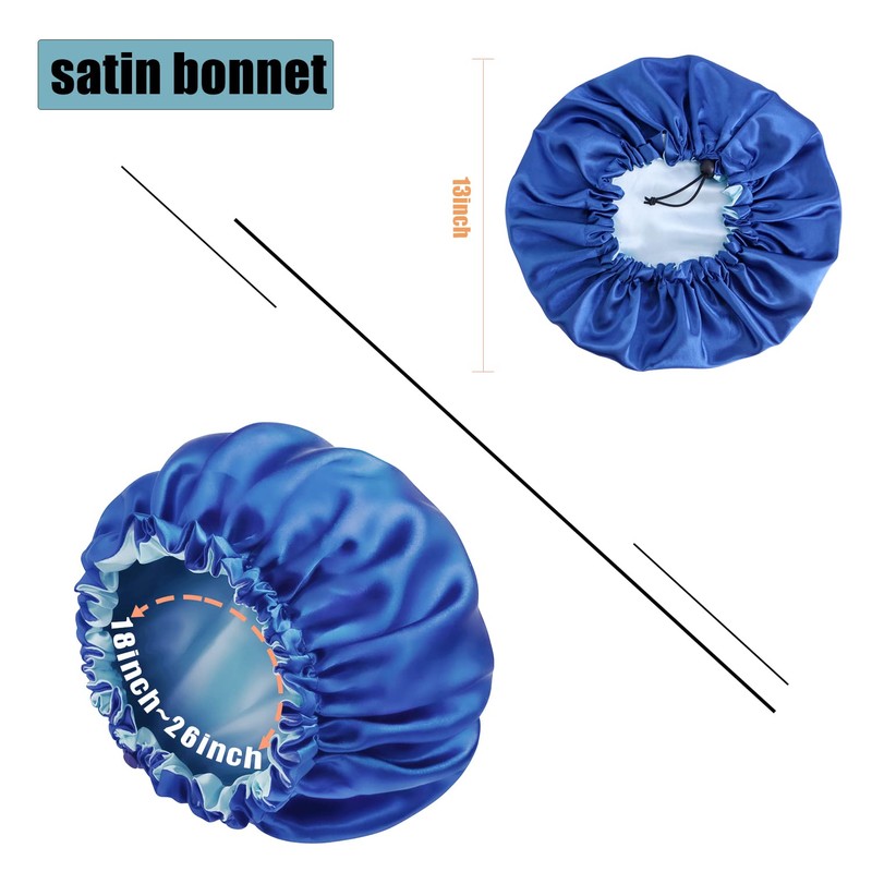 Satin Bonnet Silk Bonnet for Curly Hair Bonnet Braid Bonnet