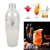 750ML Cocktail Shaker with Built in Strainer Stainless Steel Martini