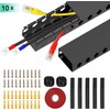 ENONCI Updated Cable Raceway Kit - 154 (10x15.4) Inch Open
