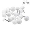 sourcing map Furniture Feet Nail Plastic Glide Nails Chair Table